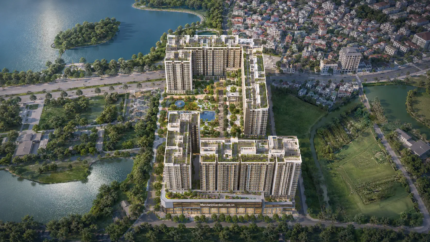 Phối cảnh Mandarin Garden 3 Yên Sở