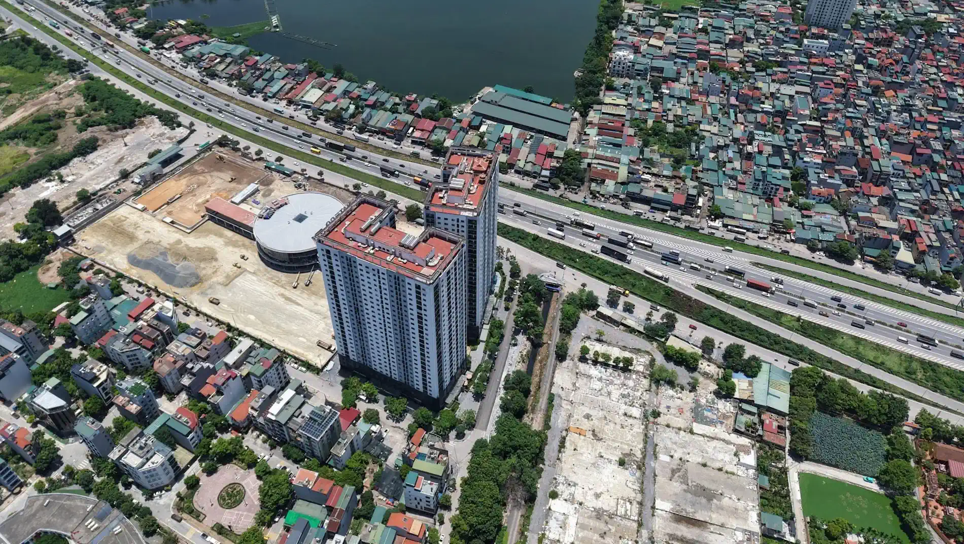 Tiến độ thực tế công trường Mandarin Garden 3 Yên Sở